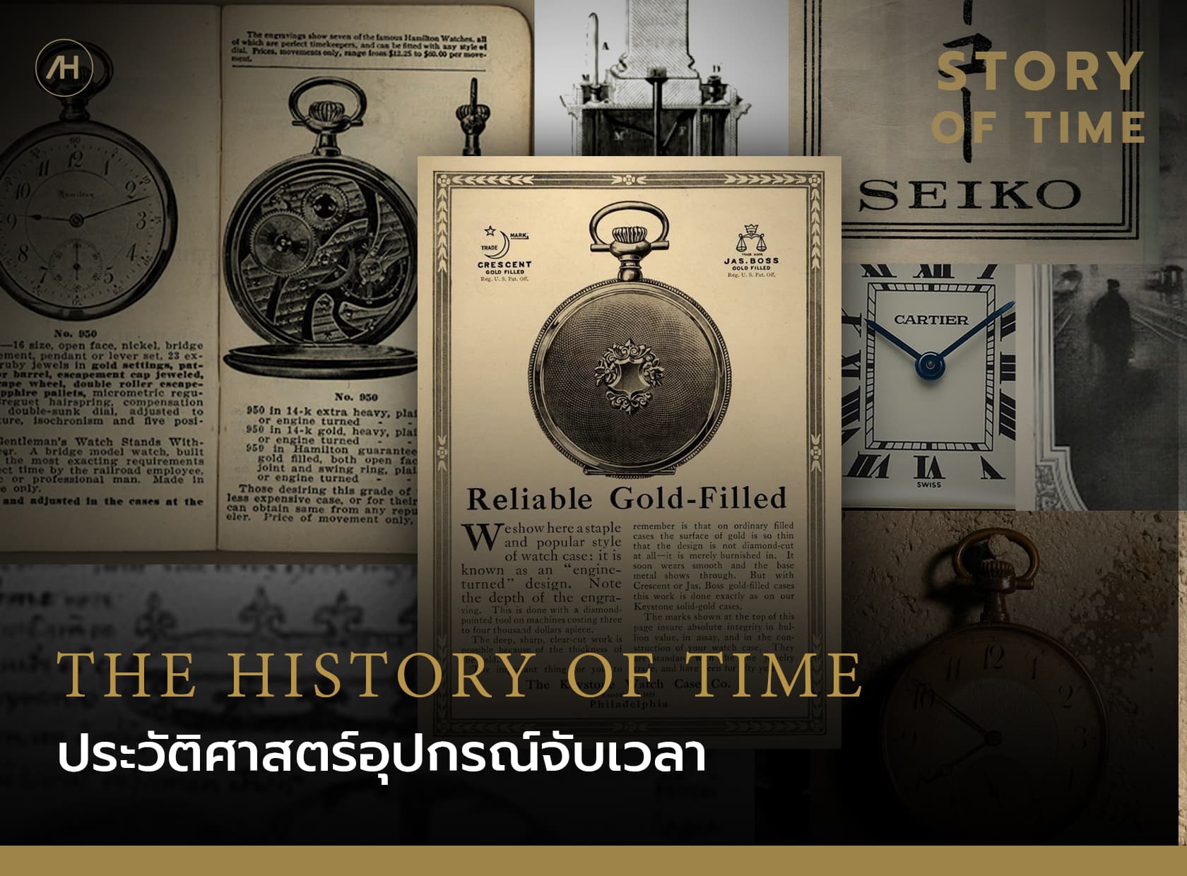 Cover image for History of Timekeeping ประวัติศาสตร์การนับเวลาของนาฬิกาในแต่ละยุค  | Auction House